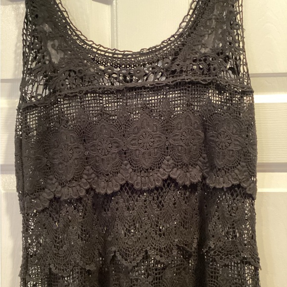 Black Dress Cover up Size Medium - Picture 7 of 7